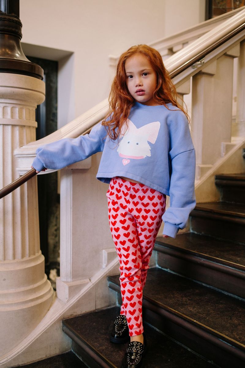 Daily brat - KITTY CAT CROPPED SWEATER PANSI PARASIDE