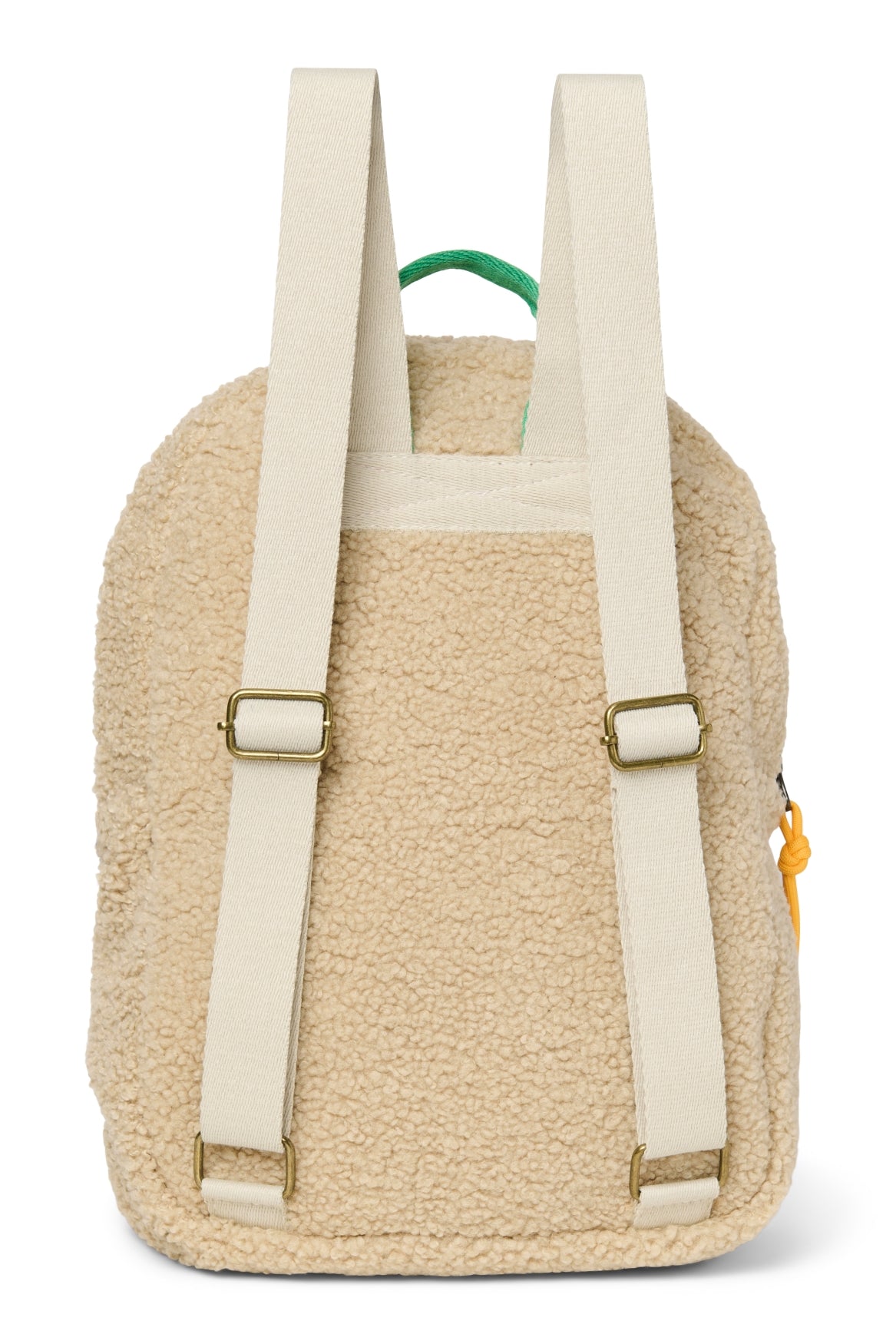 Studio noos - Teddy midi backpack - Ecru / cobalt