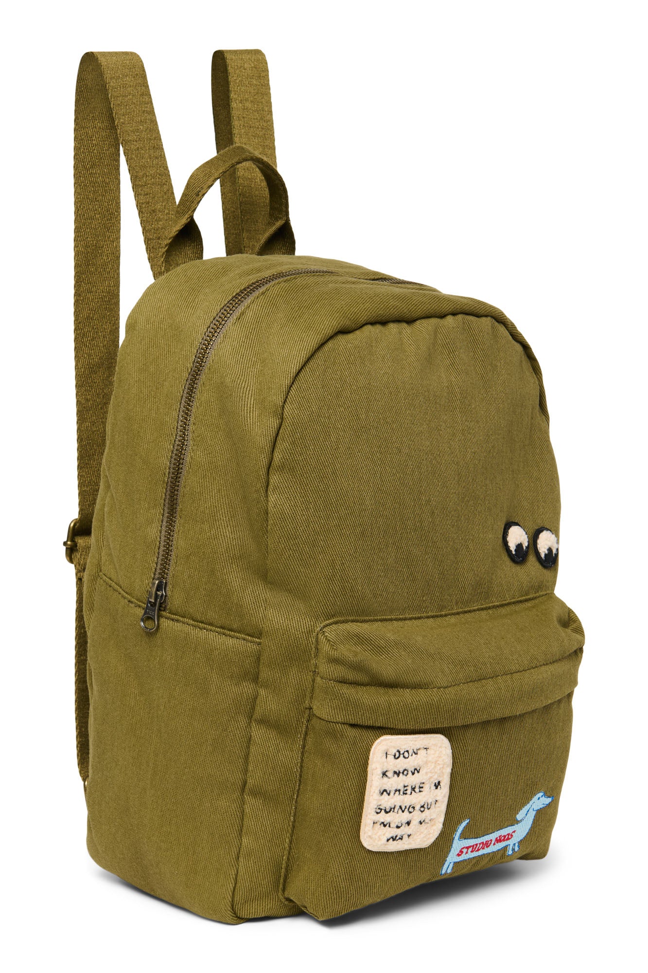 Studio noos - Cotton midi bqckpack - Green
