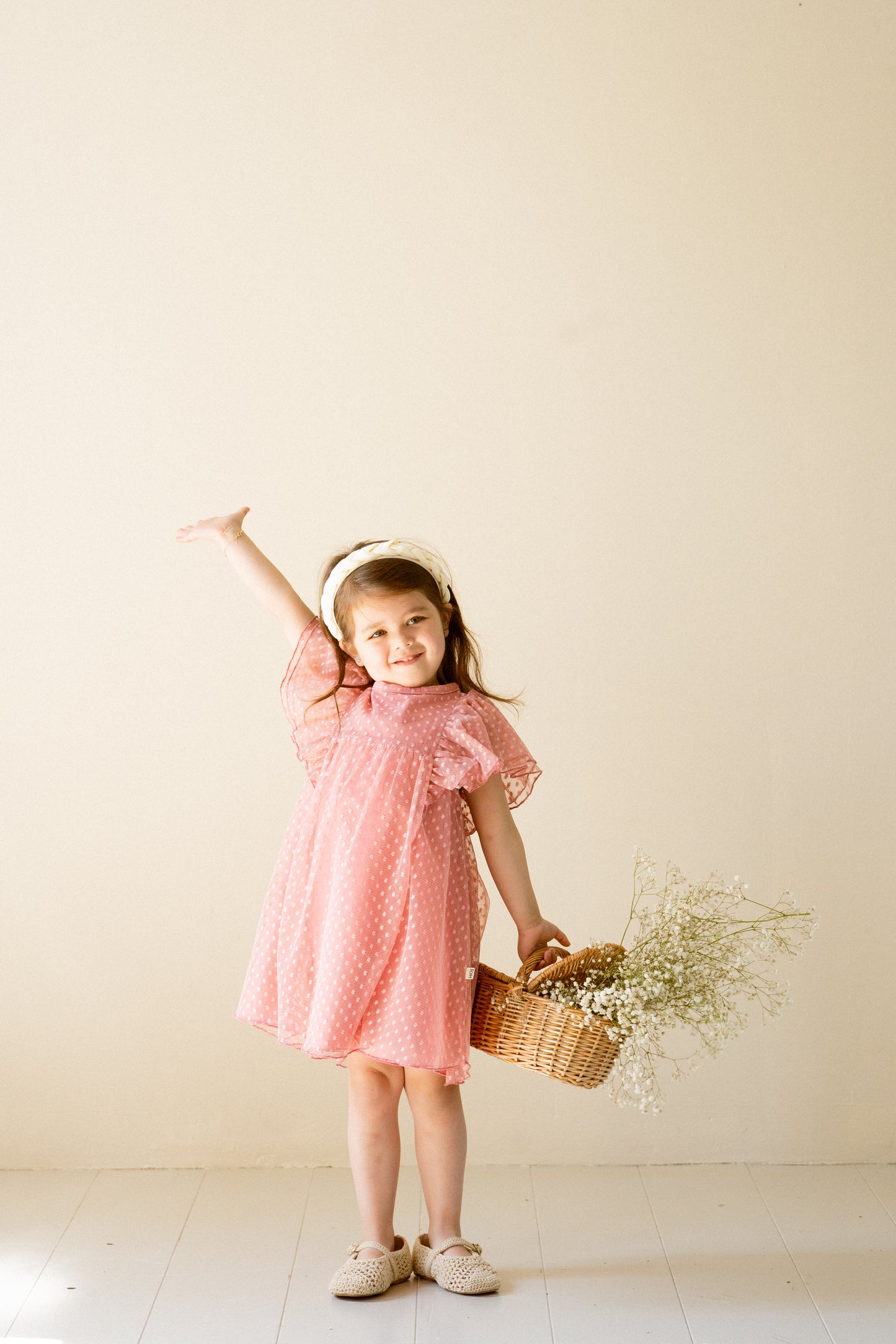 House of jamie - Butterlfy dress - rose mesh