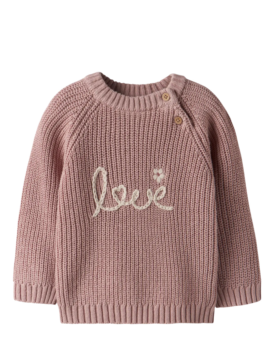 Lil atelier - Love sweater - Misty rose