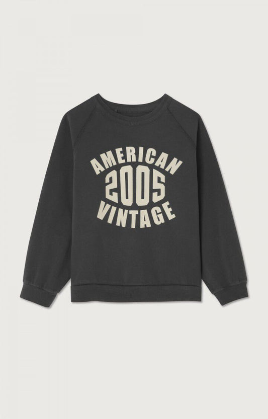 American vintage - Sweater fazy - acier vintage
