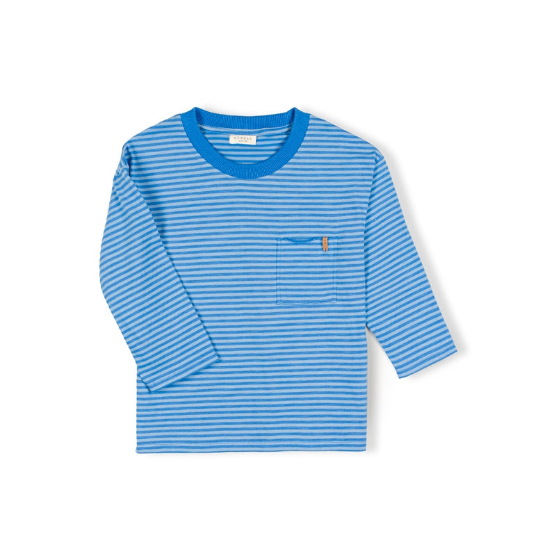 Nixnut - Drop shirt - frost stripe