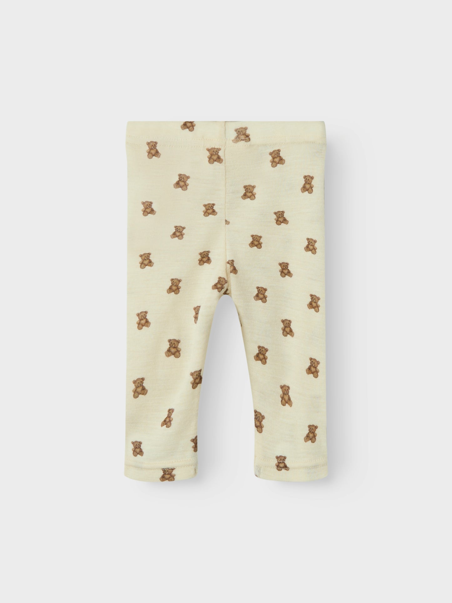 Lil atelier - Nalu legging merino wol - Turtledove bear