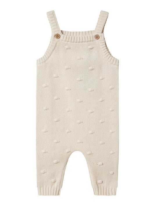 Lil atelier - Gable knit overal - Pastel Parchment