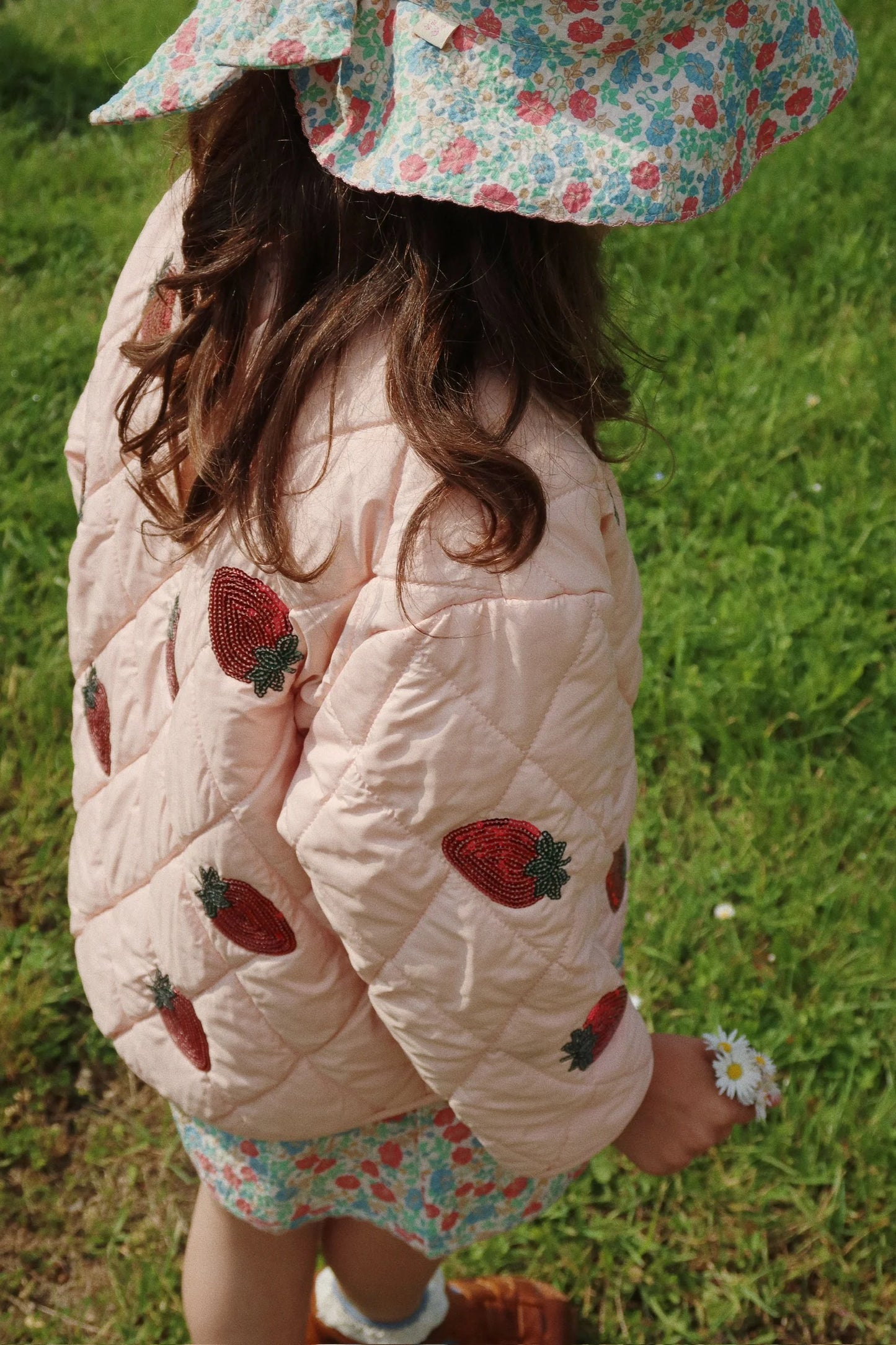 Konges slojd - Flora jacket - Strawberry