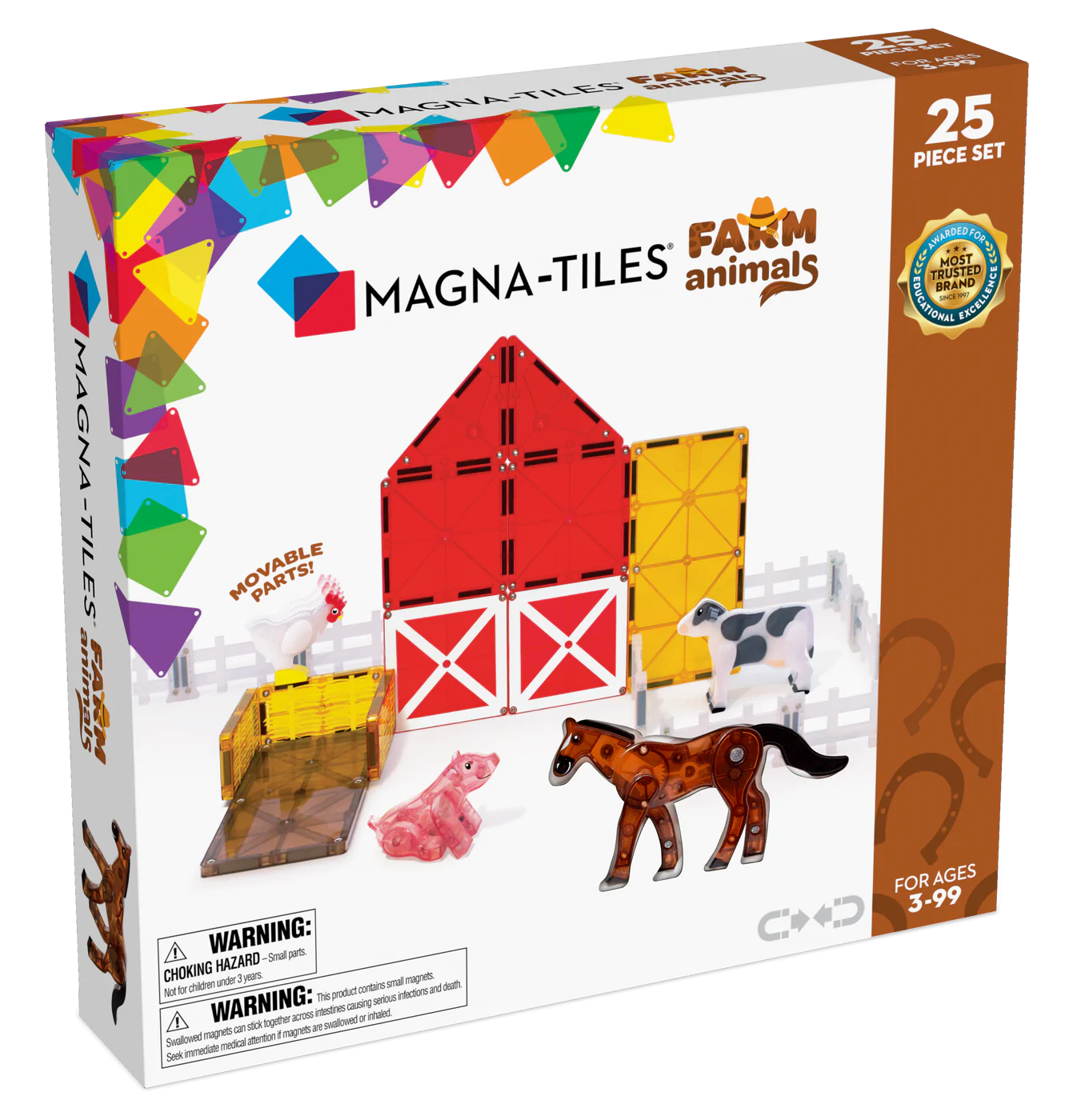 MAGNA-TILES® Farm Animals 25 piece