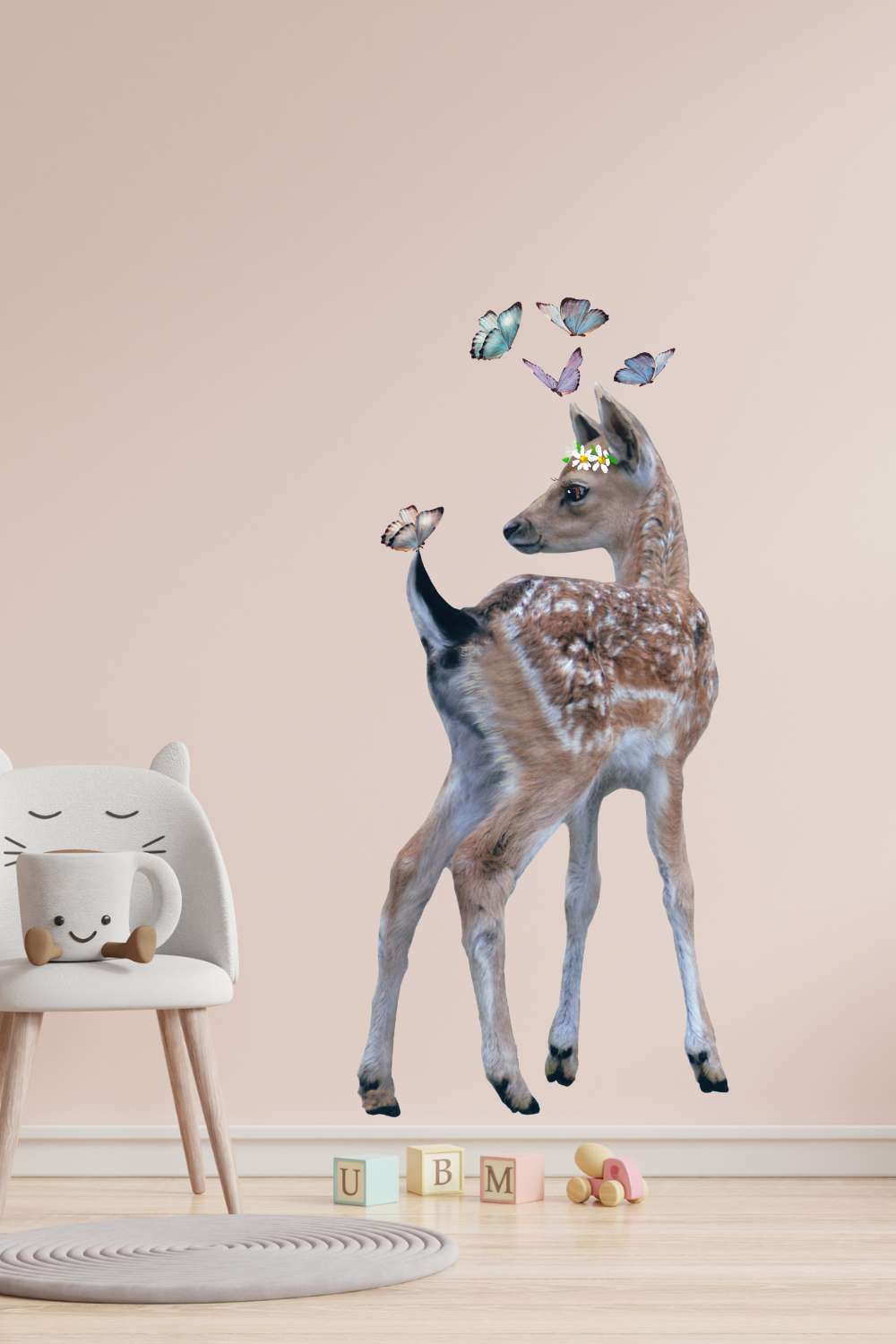 Sticky tales - Muursticker Hertje Pien