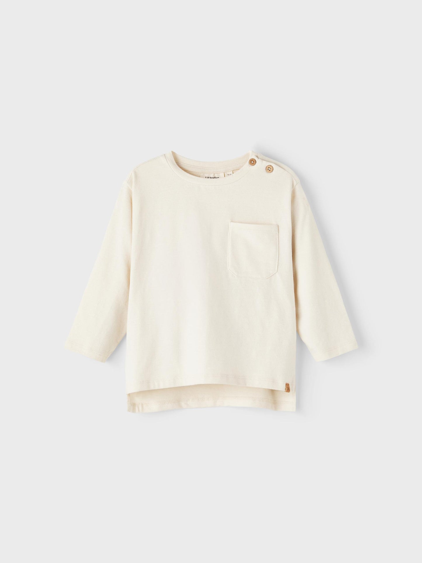 Lil atelier - longsleeve boys - wood ash