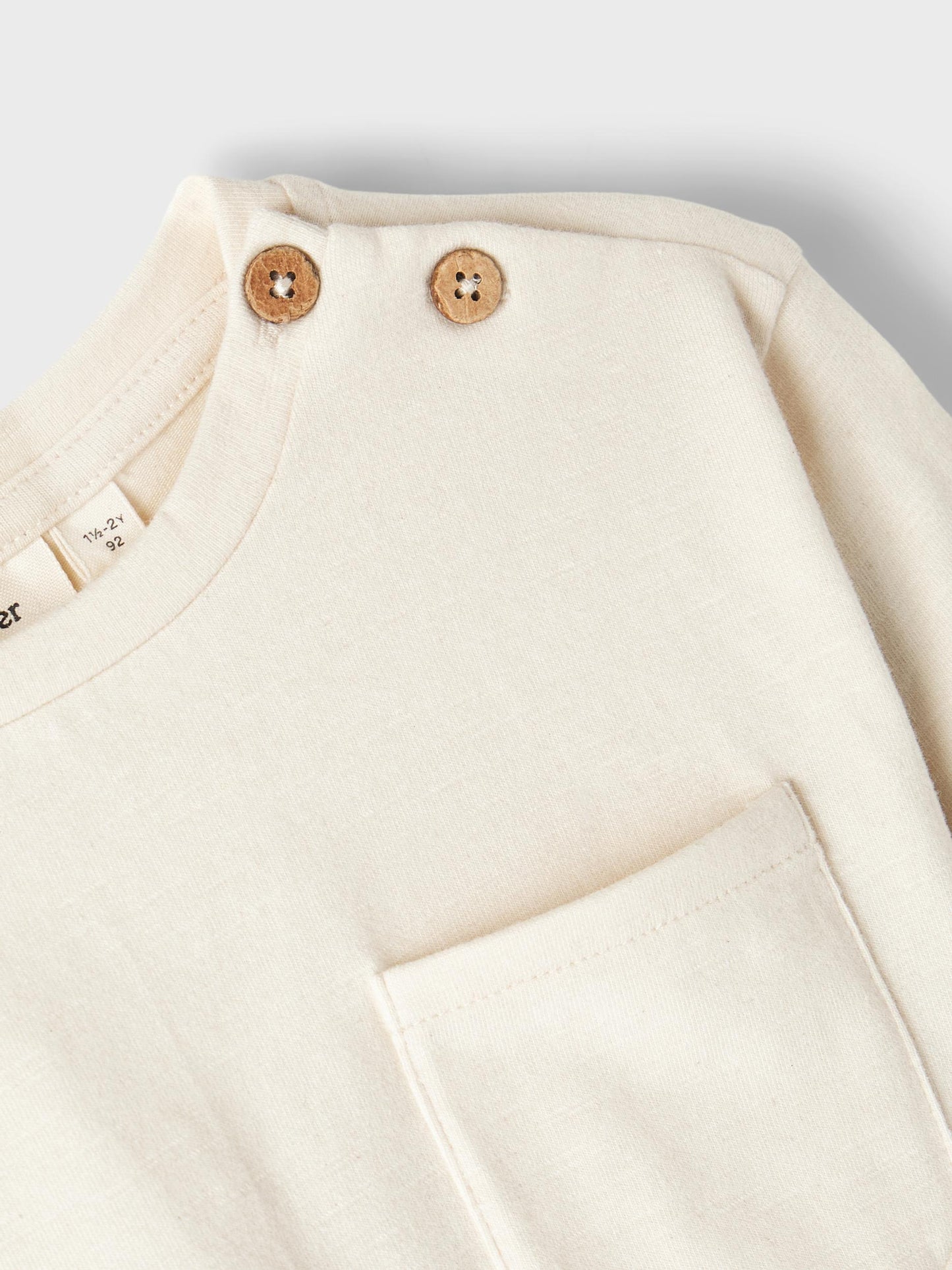 Lil atelier - longsleeve boys - wood ash