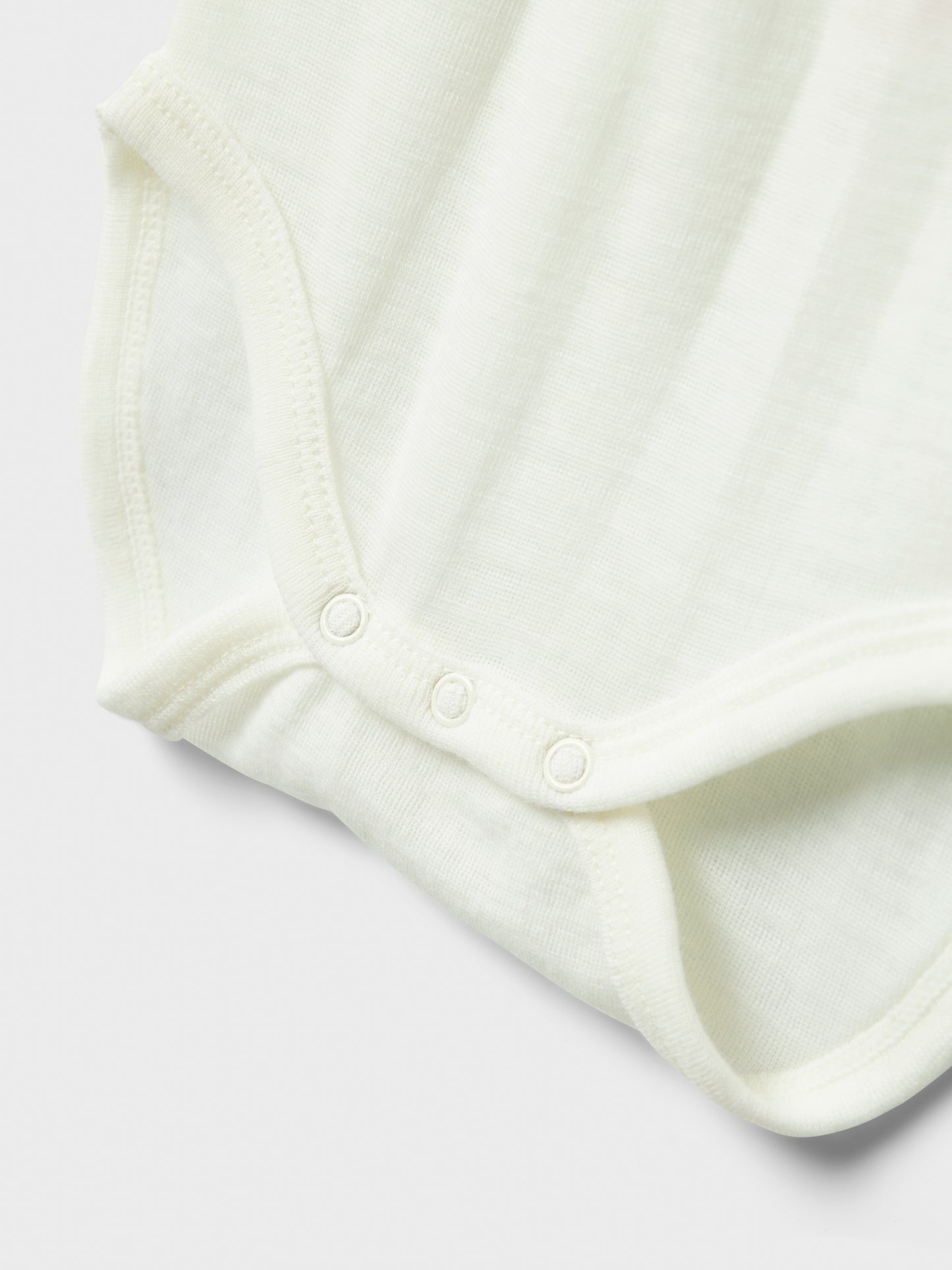 Name it - 100% wol rib romper - Snow white