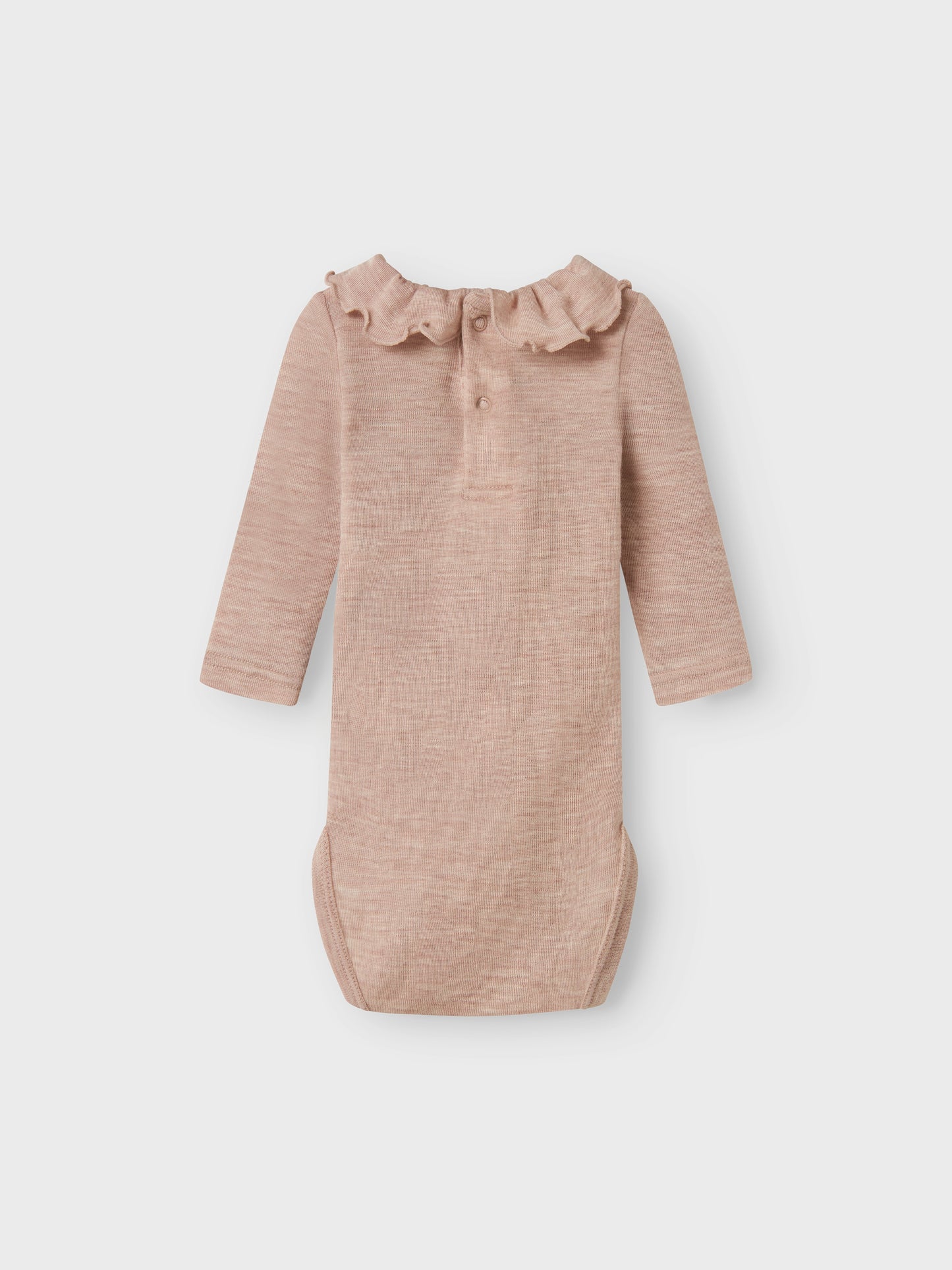 Name it - 100% wol rib romper - Shadow gray