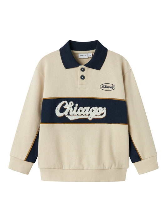 Name it - Lucan reg sweat polo - Peyote