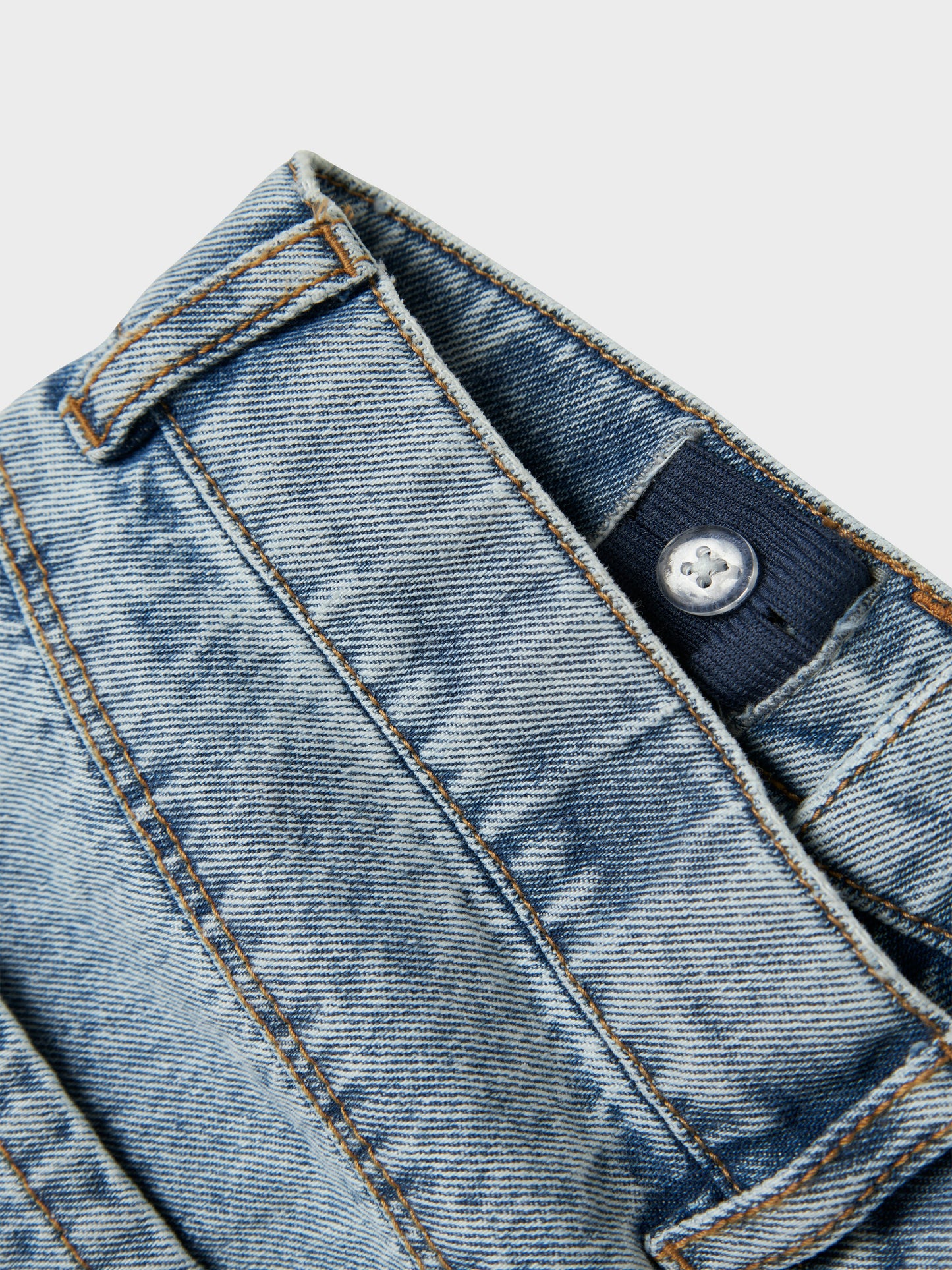 Name it - Bella skater destroy jeans - Light blue denim