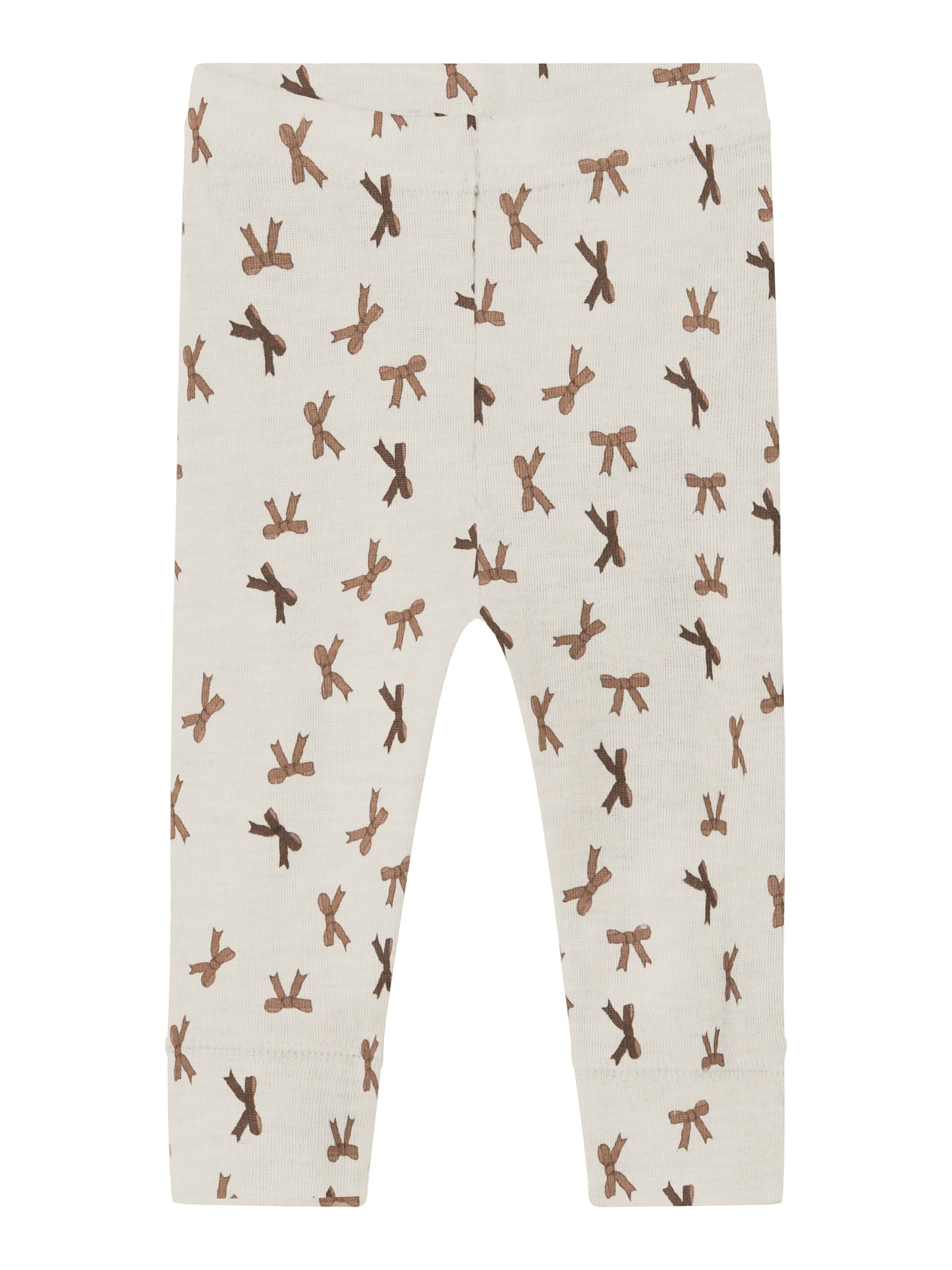 Name it - 100% wol rib legging - Snow white bows