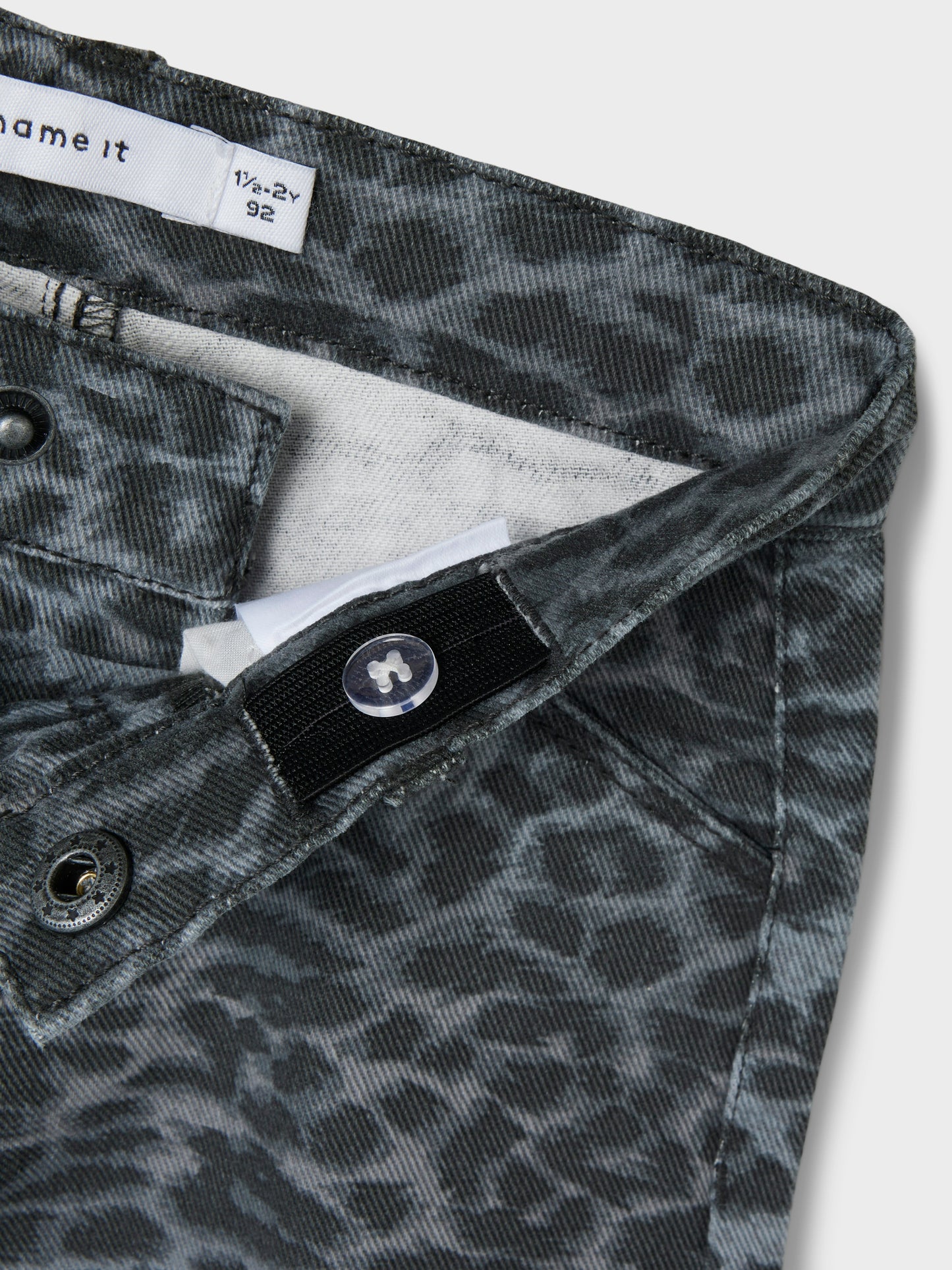 Name it - Bella mom pants - Grey leopard