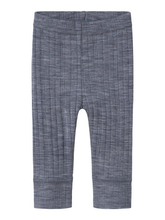 Name it - Broekje 100% wol - Folkstone gray