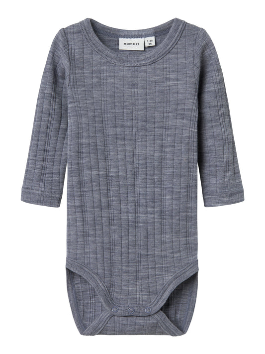 Name it - Romper 100% wol - Folkstone gray