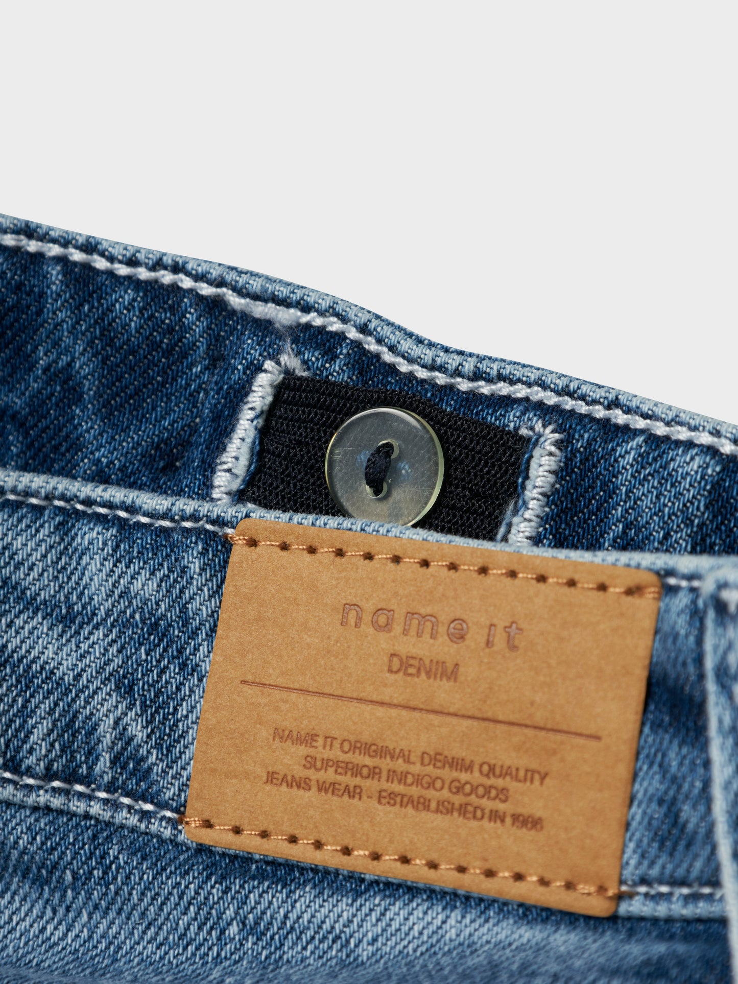 Name it - Rose straight jeans - Medium blue denim