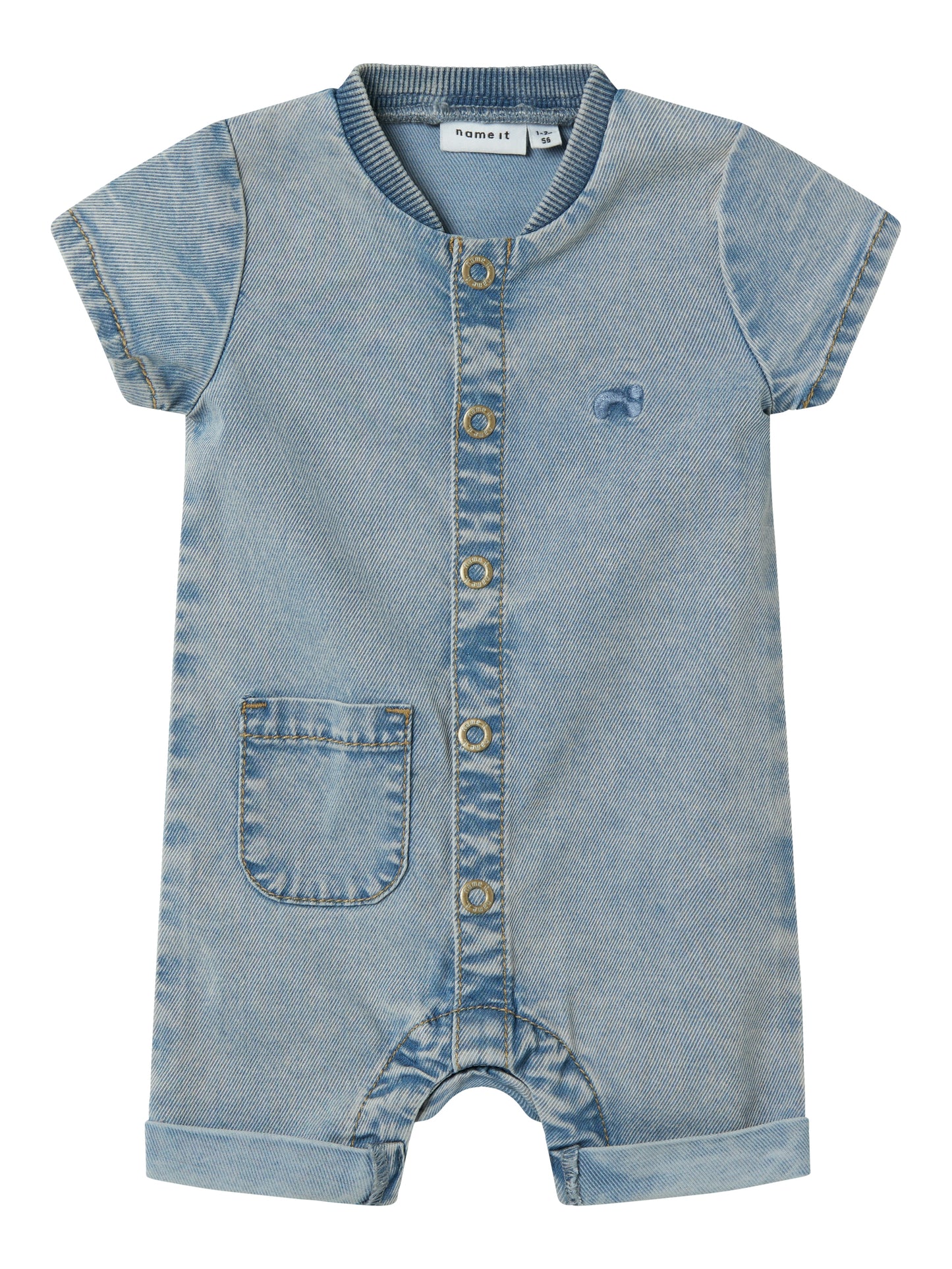 Name it - denim short suit - light medium blue
