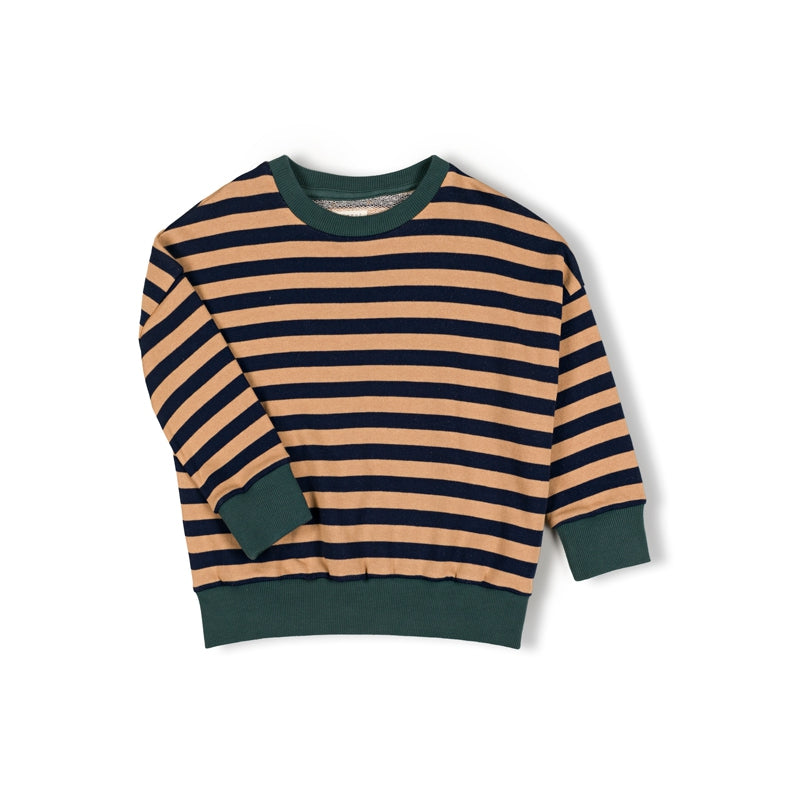 Nixnut - Rel sweater - Navy stripe