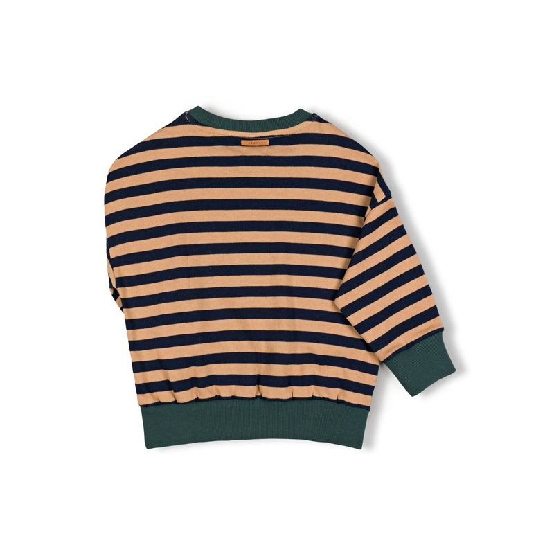 Nixnut - Rel sweater - Navy stripe