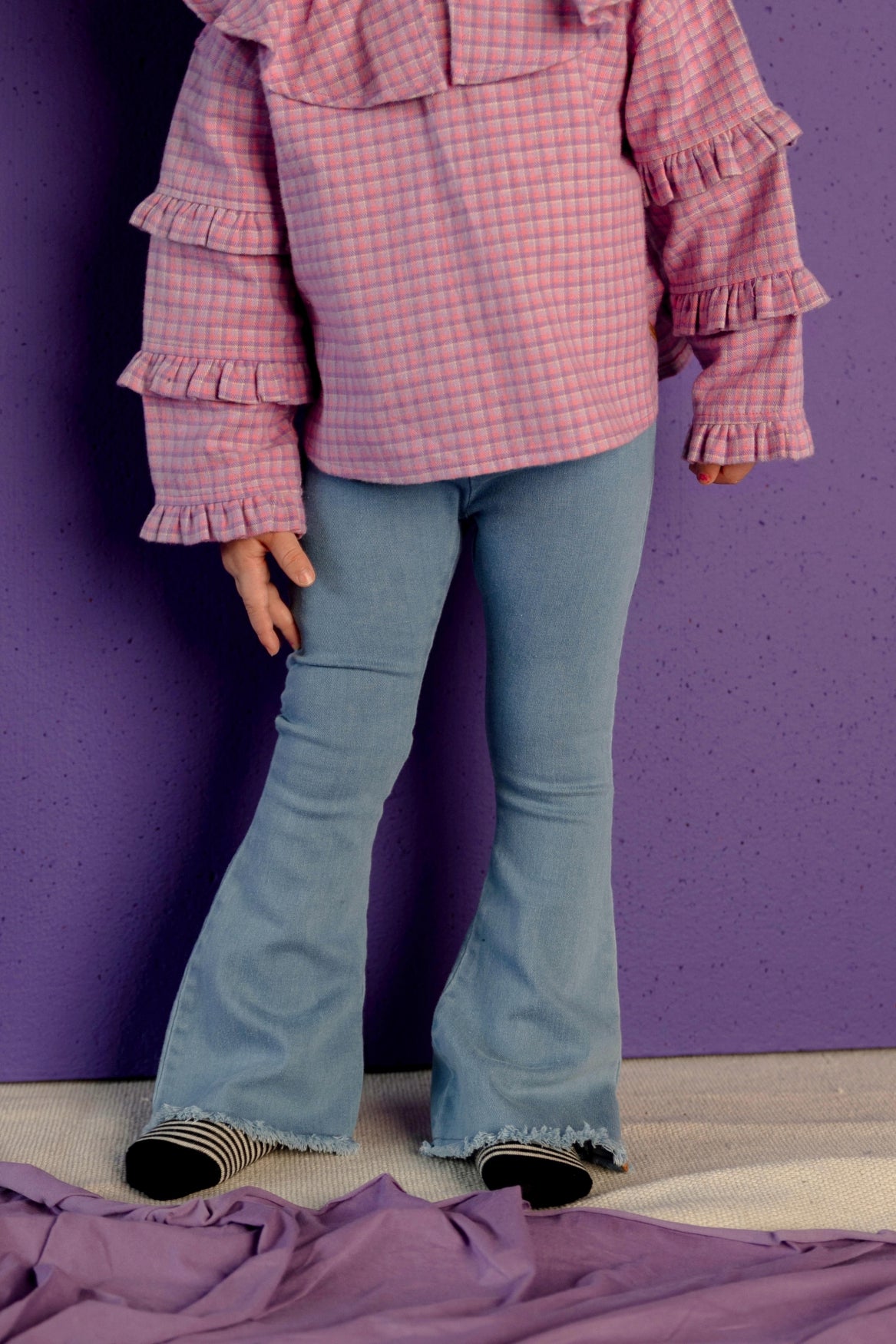 Nixnut - Les top - Lila Checkered