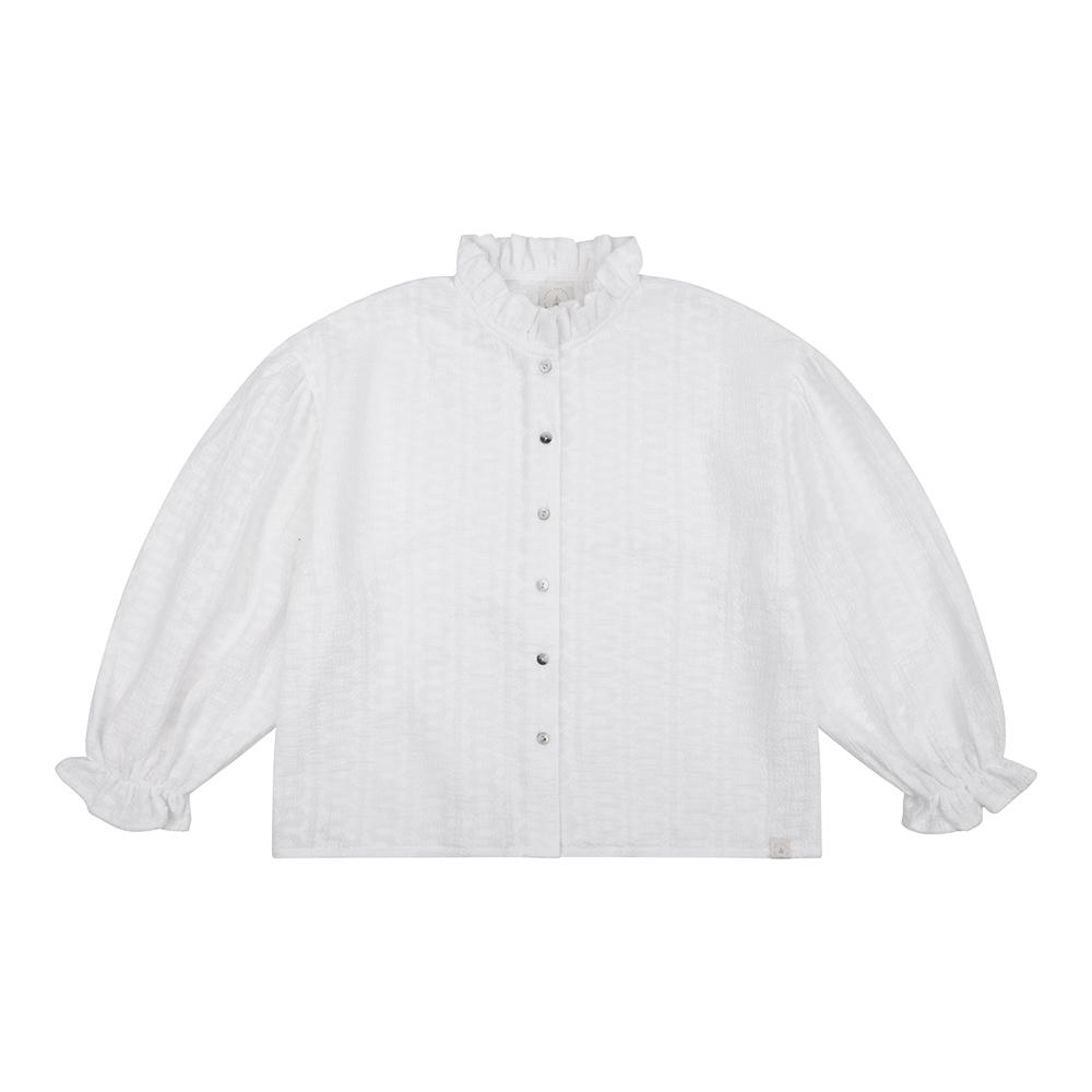 Navy natural - Tilda blouse - white broderie