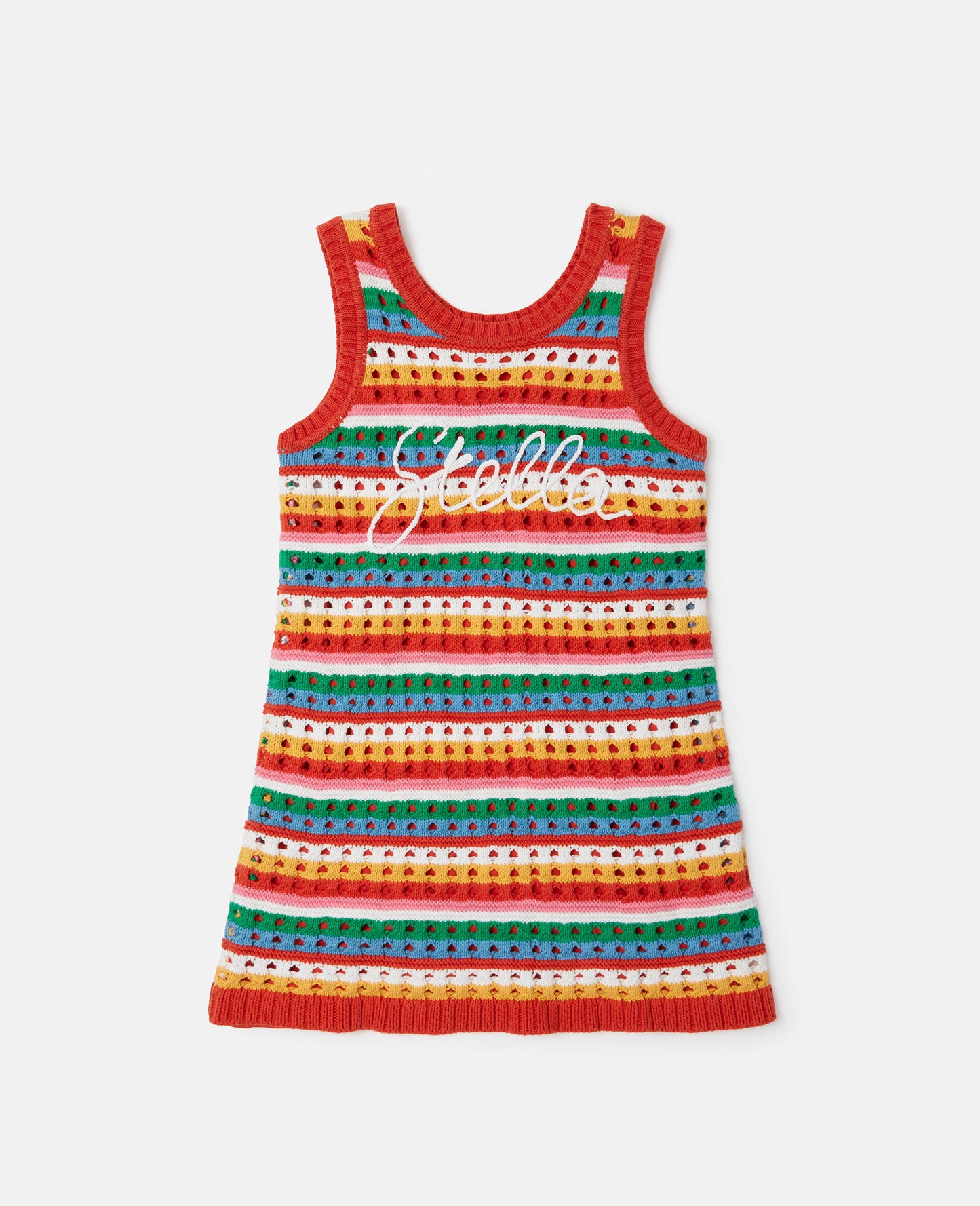 Stella McCartney - Stella Embroidered Crochet Sleeveless Dress