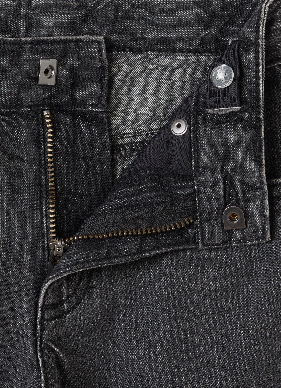 Stella mcCartney kids - Denim trousers with side buttons and logo