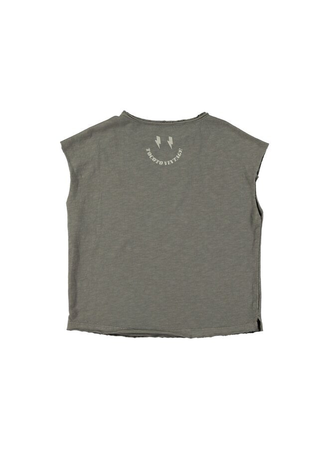 Tocoto vintage - ROCK & LIVE SLEEVELESS T-SHIRT