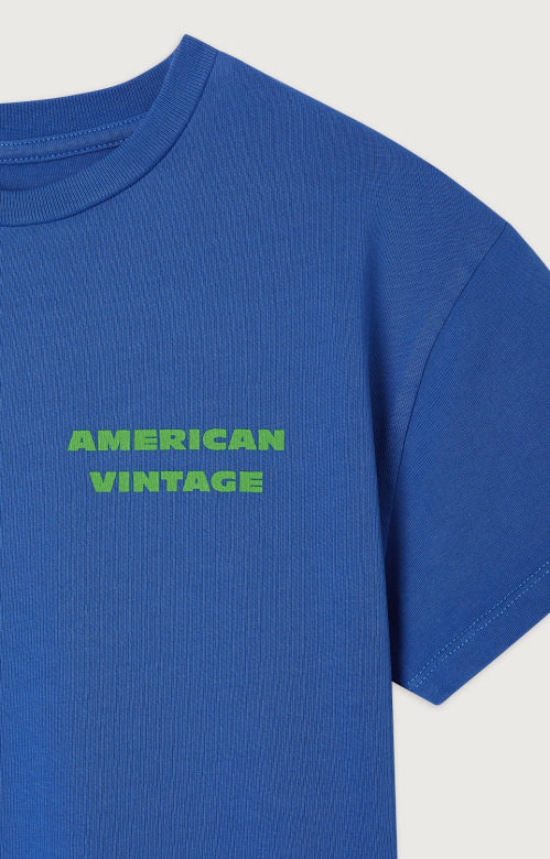 American vintage - Fizvalley t-shirt - Vintage cobalt