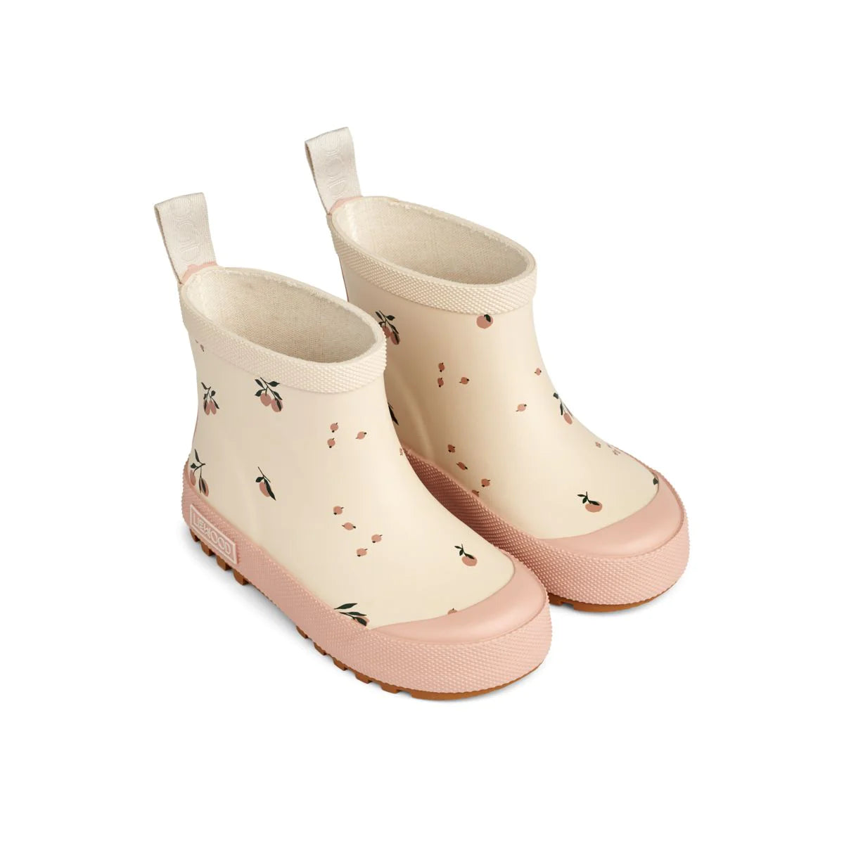 Liewood - TEKLA SHORT PRINTED RAIN BOOT - PEACH / SEA SHELL