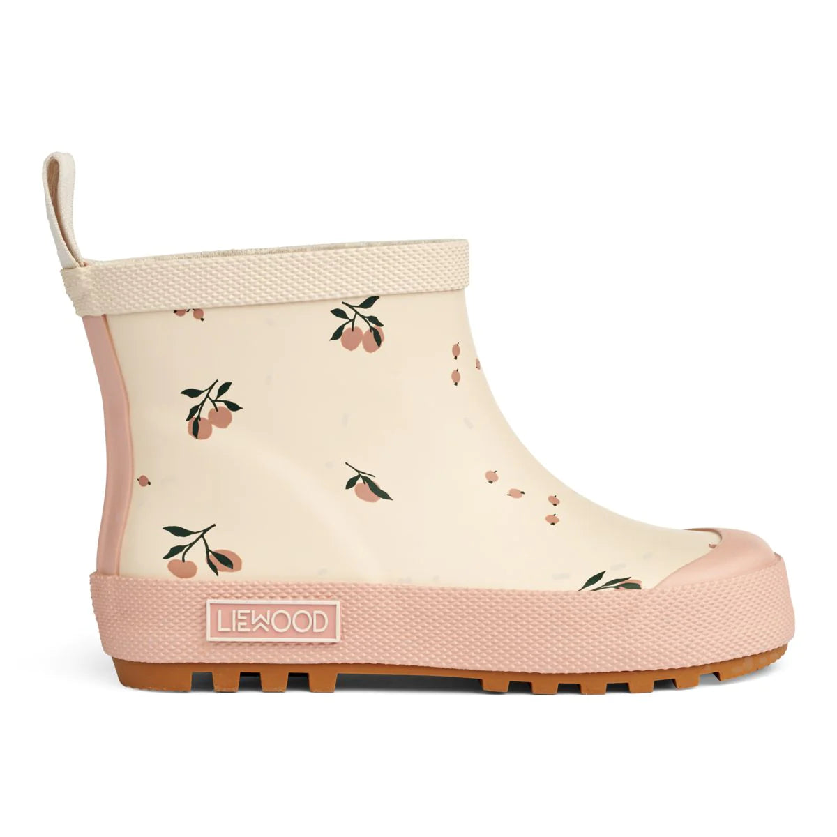 Liewood - TEKLA SHORT PRINTED RAIN BOOT - PEACH / SEA SHELL