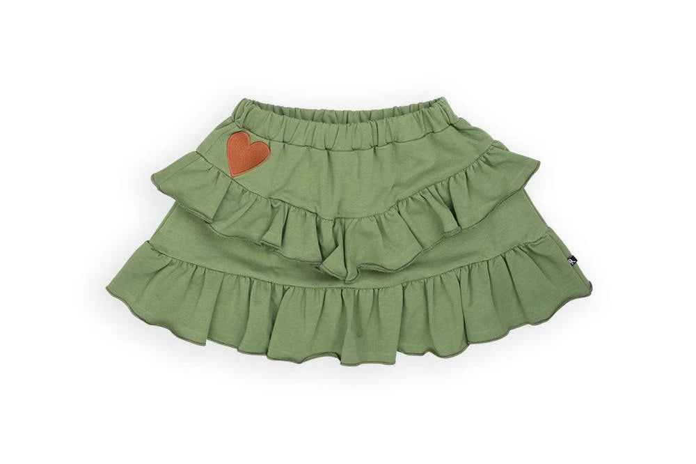 CarlijnQ - ruffled skirt - hearts