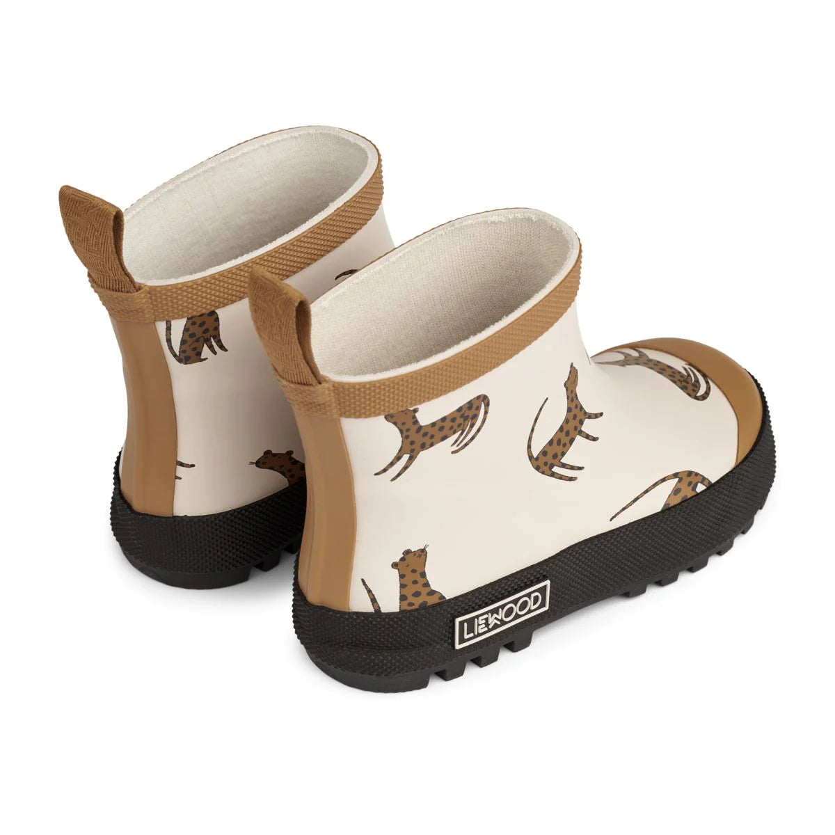 Liewood - TEKLA SHORT PRINTED RAIN BOOT - LEOPARD / SANDY