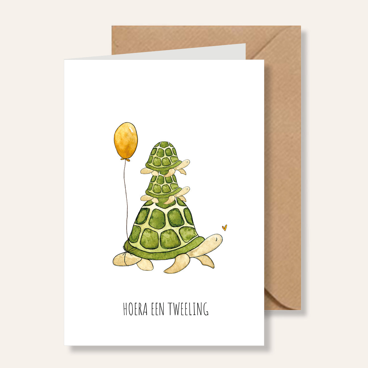 HOERA EEN TWEELING SCHILDPADJES
