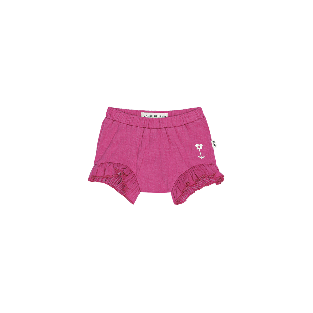 House of Jamie - ruffle short very berry