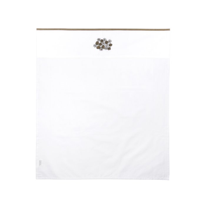 Ledikant laken Vintage Flower - Taupe