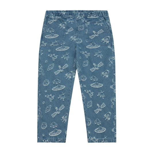 Daily brat - STELLAR DENIM PANTS COSMIC BLUE