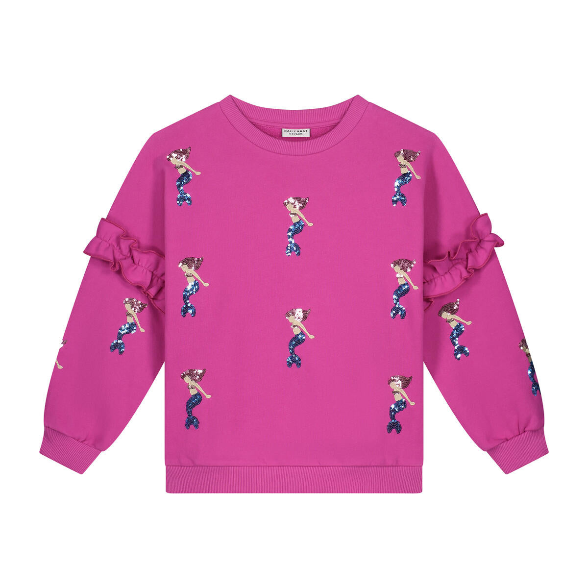 Daily brat - TWINKLE MERMAID SWEATER SNOW PINK