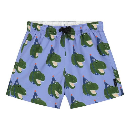 Daily brat - DAFFY DINO SWIMSHORTS SKY BLUE