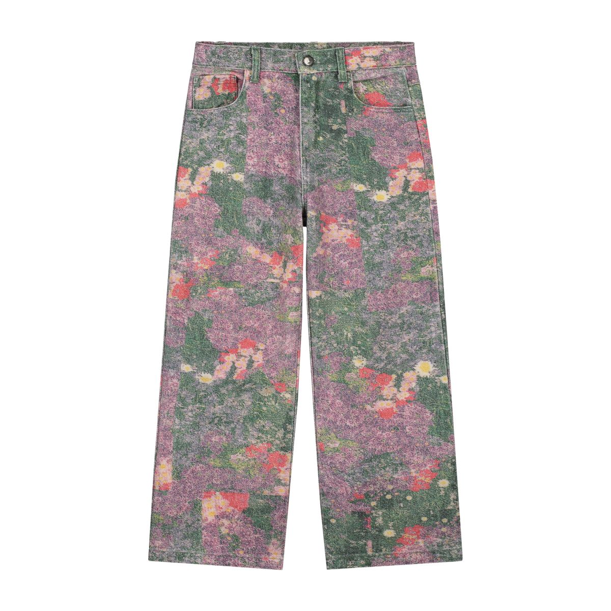 Daily brat - CHEECKY FLOWER JEANS POPPY