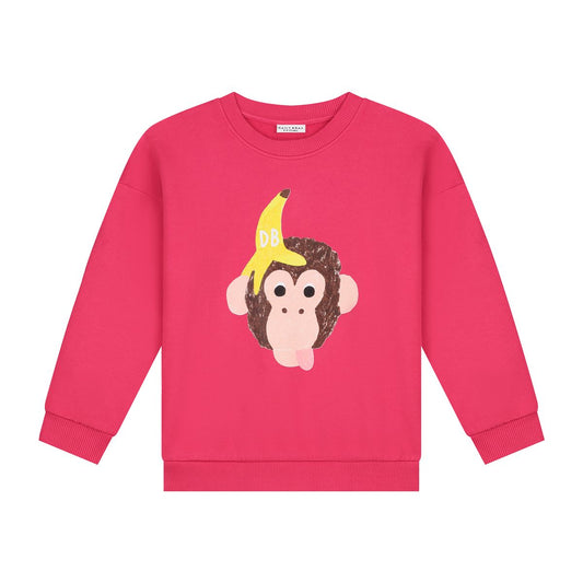 Daily brat - FUNKY KONG SWEATER BRIGHT ROSE