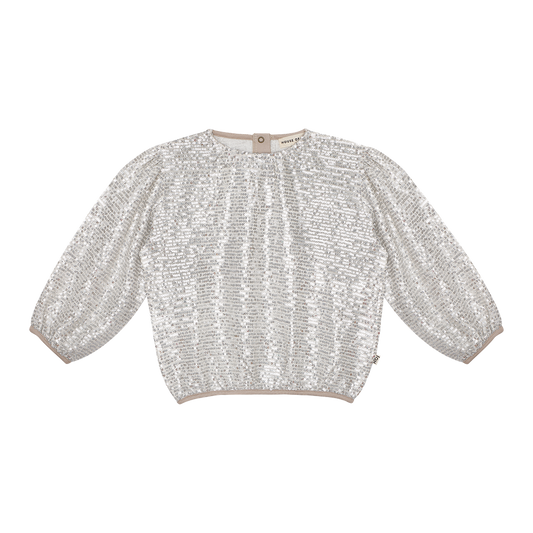 House of jamie - Puff Balloon Sequins Jumper - Ecru