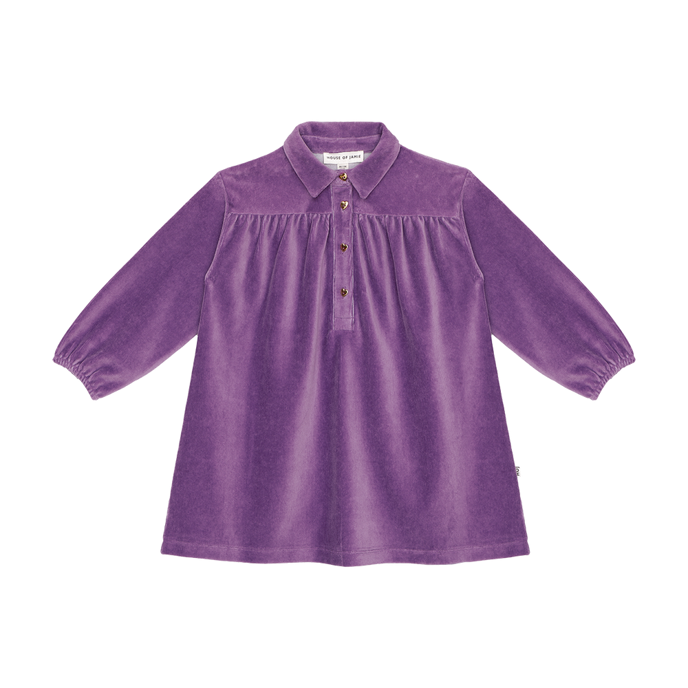 House of jamie - Shirt Collar Dress - Magic Purple