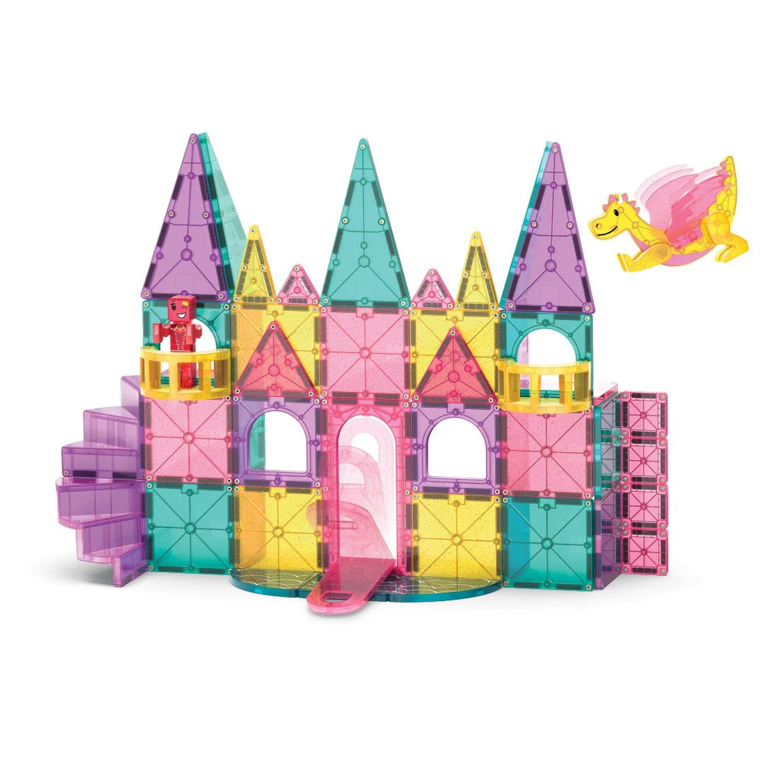 MAGNA-TILES® CASTLE DLX + microMAGS 48piece