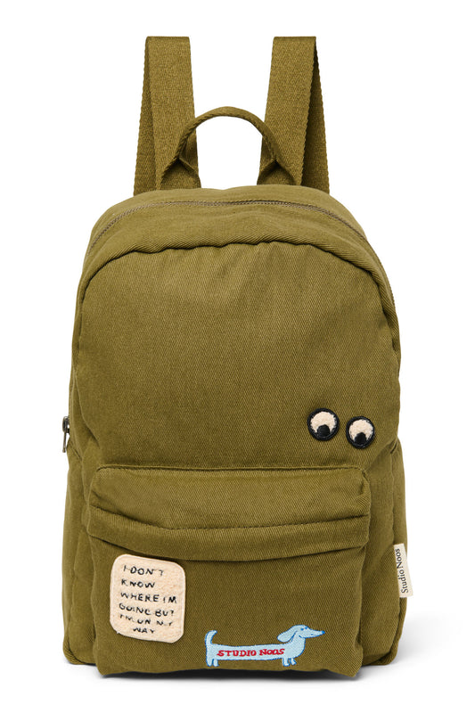 Studio noos - Cotton midi bqckpack - Green
