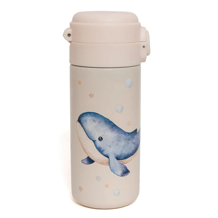 Petit monkey - Stainless steel insulated drinking bottle - whale