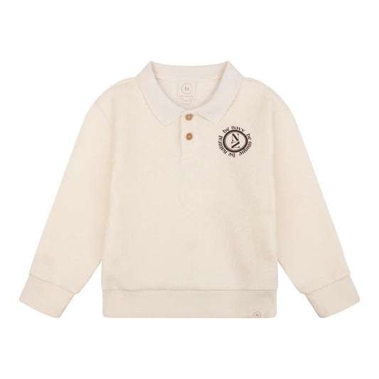 Navy natural - George sweater - Creme